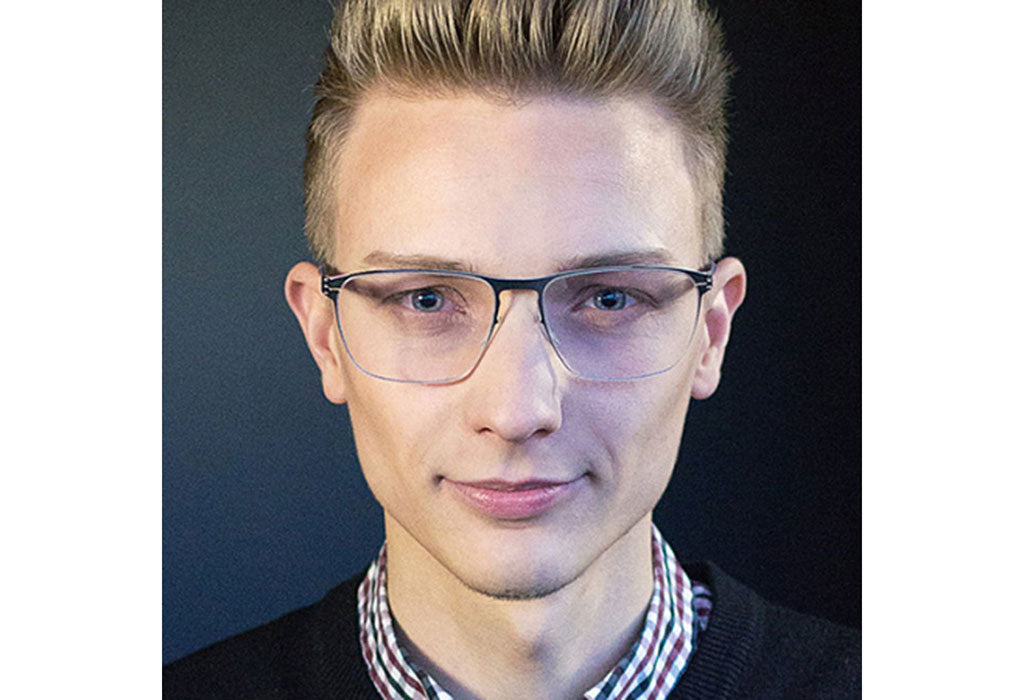 ic! berlin Benjamin S.-Black-RX-Clear-Flex - OchelariDirect