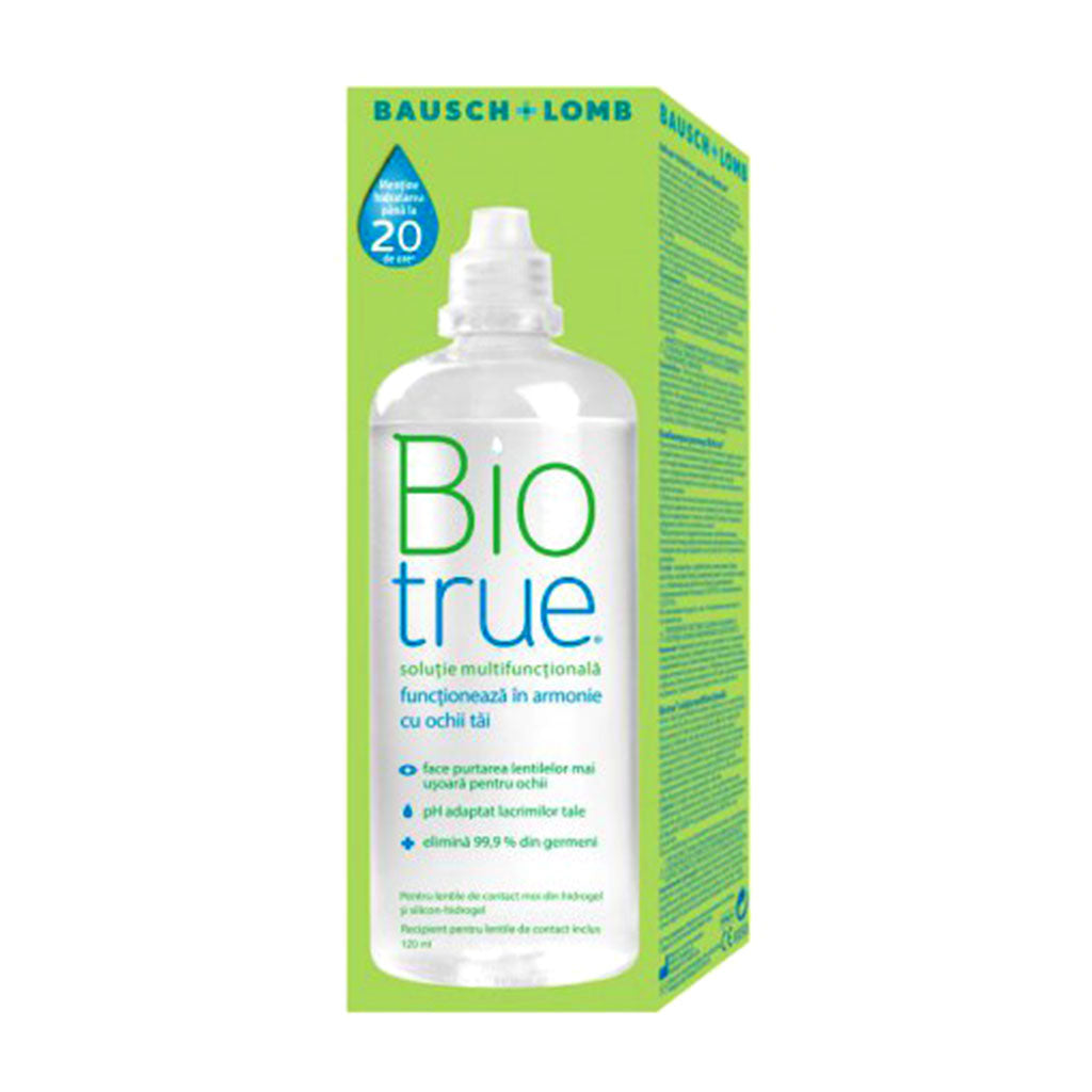 Solutie Multifunctionala Biotrue-120 ml - OchelariDirect