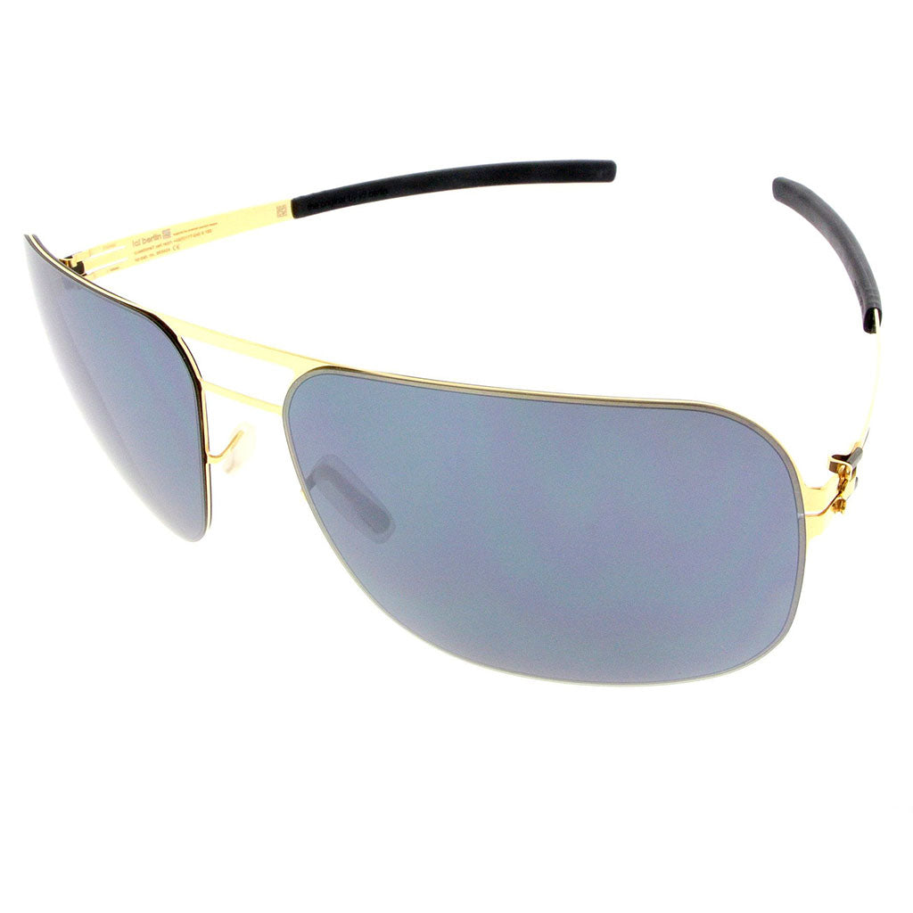 ic! Berlin F10 Wannsee Sun-Gold Black-Mirrored - OchelariDirect