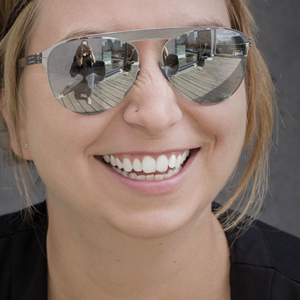 ic! Berlin Meike B. Rose-Gold Mirrored - OchelariDirect