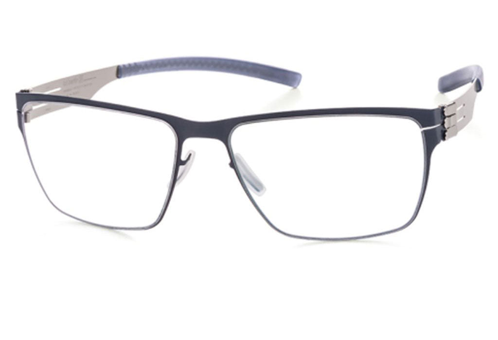 ic! berlin Jan H.-Marine Blue-Pearl-Grey-RX-Clear-Flex - OchelariDirect
